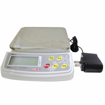 High-Precision Electronic Kitchen Scale & AC adapter