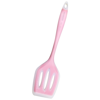 Silicone cooking slotted shovel
