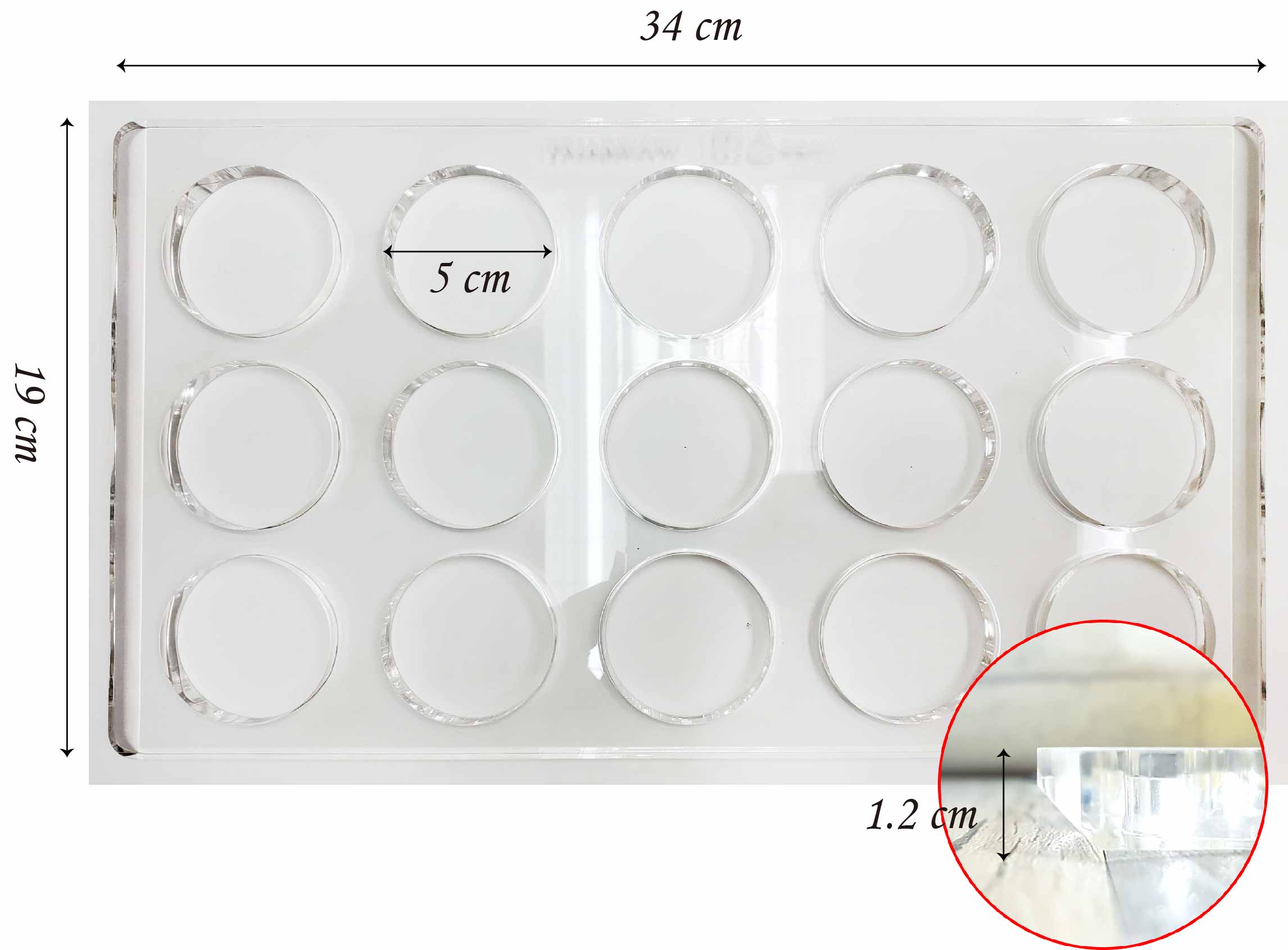 Dacquoise Cake Acrylic Cookie Mold