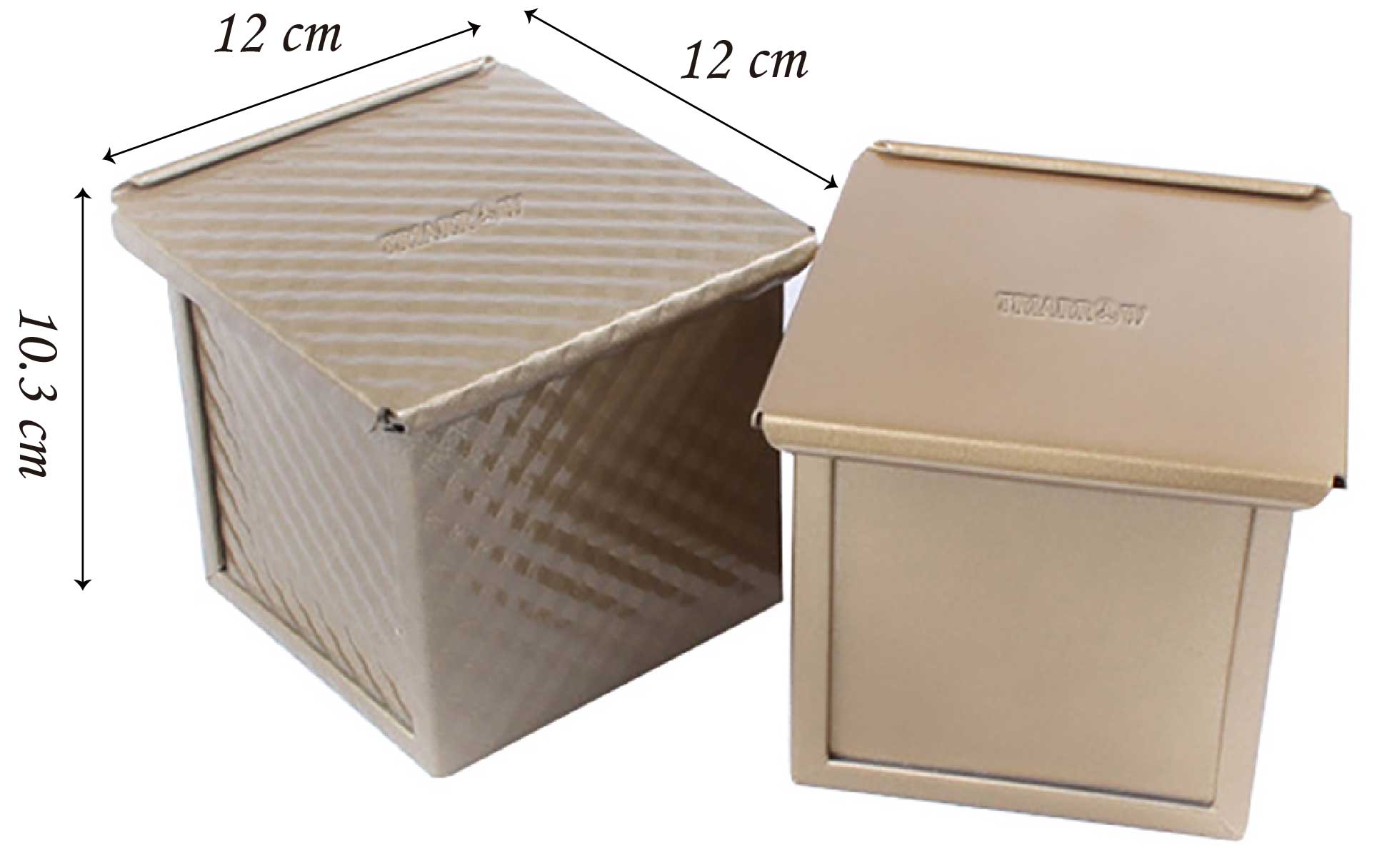 Non-Stick Rectangle Flat Toast Box