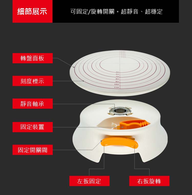 Rotating Cake Turntable