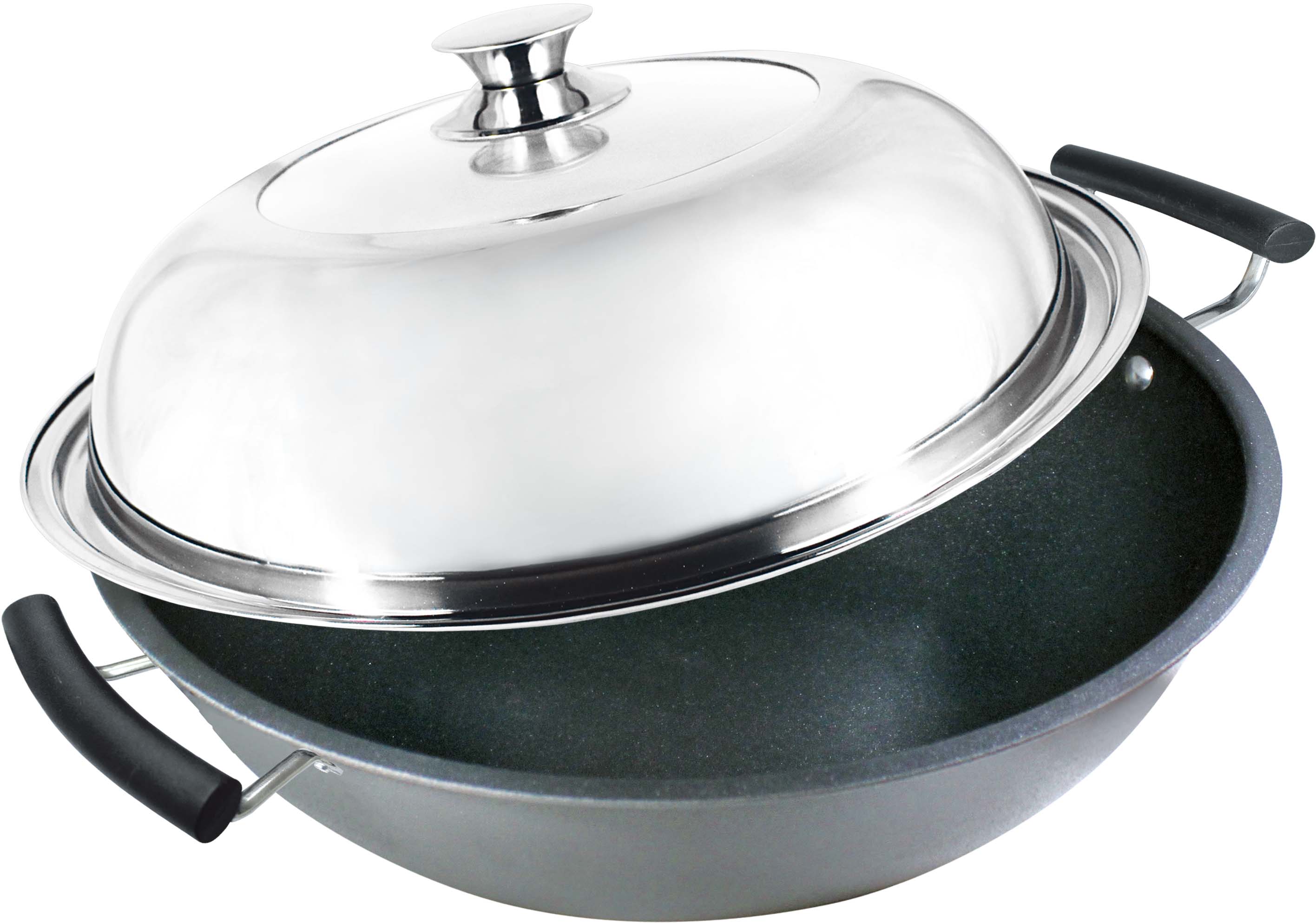 Royal Chef Nonstick Flat Bottom  Wok