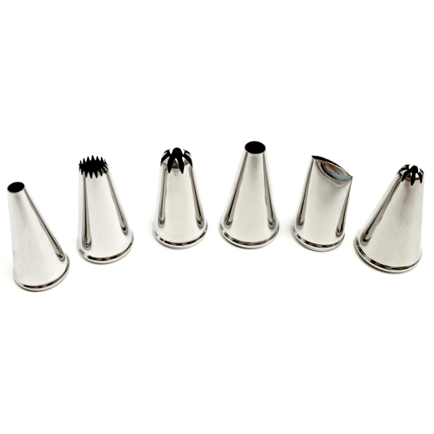 HS-106 6 Pcs-Set Cake Decorating Tips HS-106 6 Pcs-Set Cake Decorating Tips
