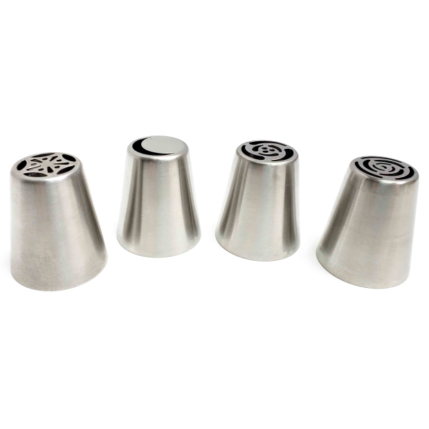 4 Pcs-Set Russian Piping Tips  4 Pcs-Set Russian Piping Tips
