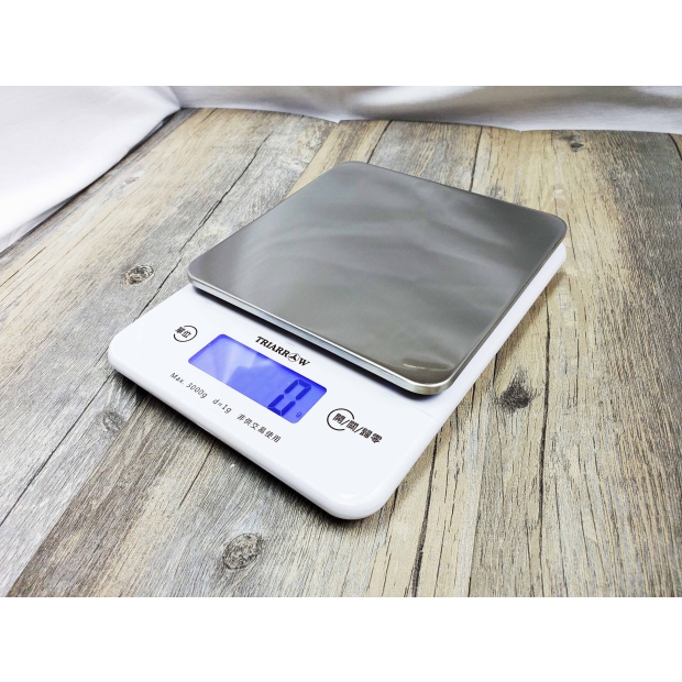 Digital Scales Electronic Kitchen Scale White TRIARROW TRUEPOT   20230316144654z3e6p2 