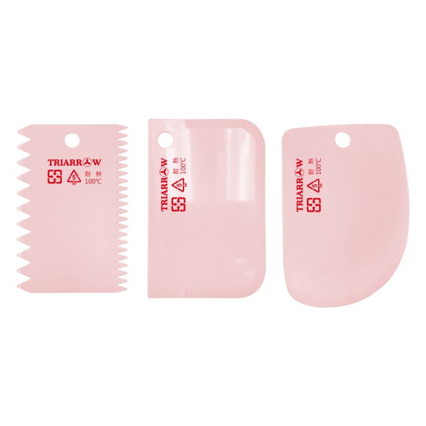 20273P Plastic  Dough Scrapers Set 20273P Plastic  Dough Scrapers Set