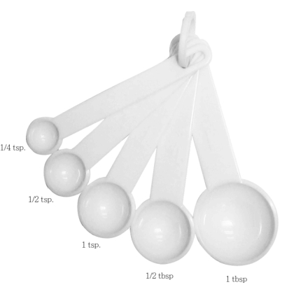 Plastic Measuring Spoons Set