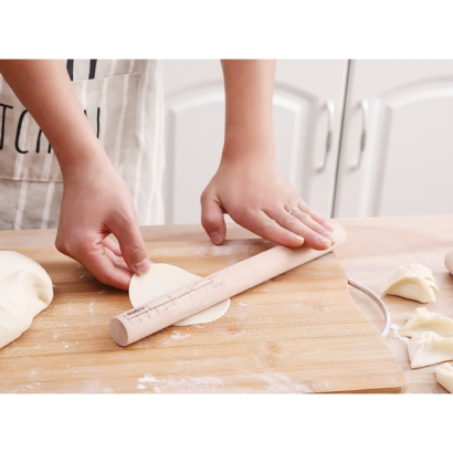 30CM Beech Wood Rolling Pin