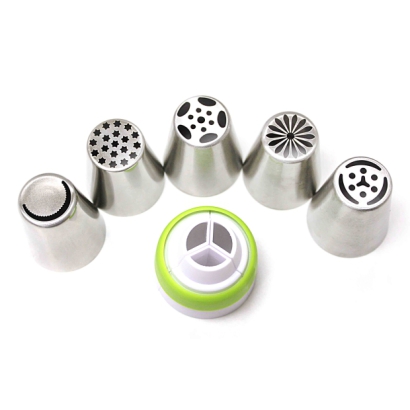 6 Pcs-Set Russian Piping Tips