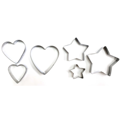 Mix Cookie Cutters Set (6 Pcs)