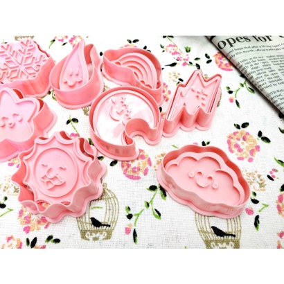 3D Weather Cookie Cutter (8 Pcs)