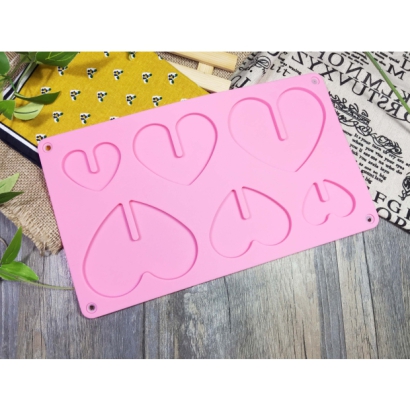 3D Heart Chocolate Silicone Mold