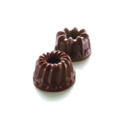 15-Cavity Cake Shaped Chocolate Silicone Mold