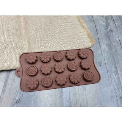 Flowers Chocolate Silicone Mold