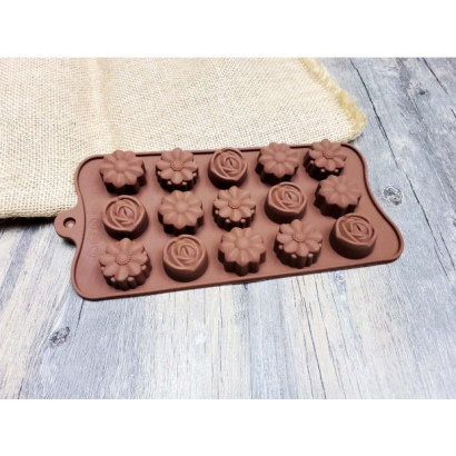 Flowers Chocolate Silicone Mold