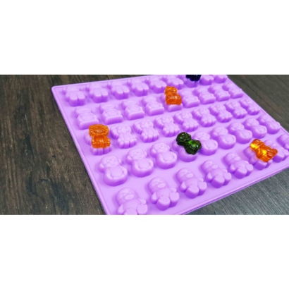 44-Cavity Animals Gummy Chocolate Silicone Mold