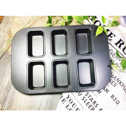 6-Cavity NonStick Mini Loaf Pan (Rectangle)