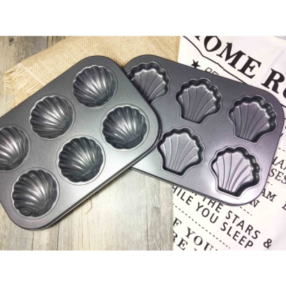 6-Cavity Nonstick Spherical Shell Baking Pan