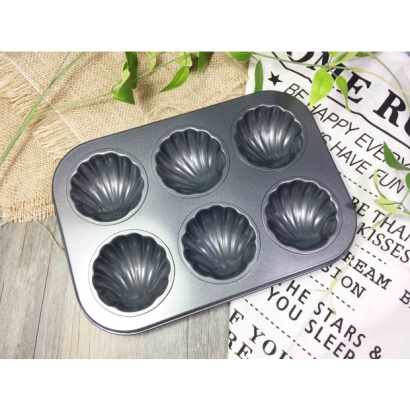 6-Cavity Nonstick Spherical Shell Baking Pan