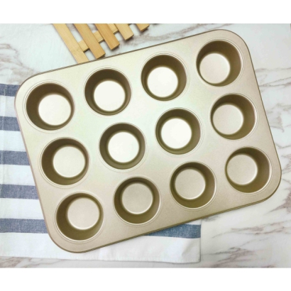 12-Cavity Nonstick Cup Shaped Baking Pan