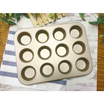 12-Cavity Nonstick Cup Shaped Baking Pan