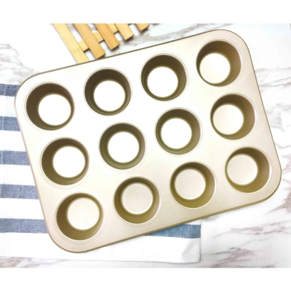 12-Cavity Nonstick Cup Shaped Baking Pan