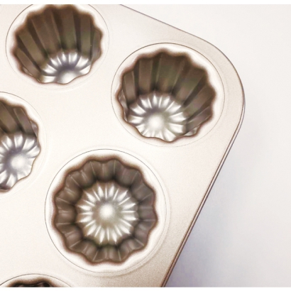 12-Cavity Non-Stick Canele Mold