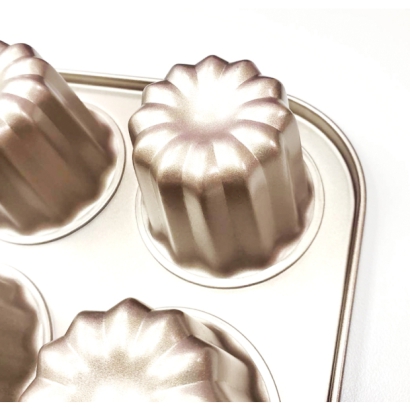 12-Cavity Non-Stick Canele Mold