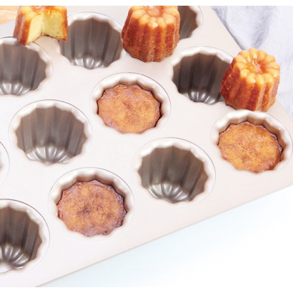 12-Cavity Non-Stick Canele Mold