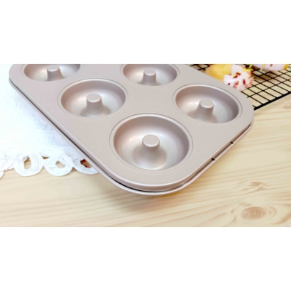 6-Cavity NonStick Donut Baking Pan