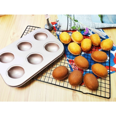 6-Cavity NonStick Lemon Shaped Baking Mold