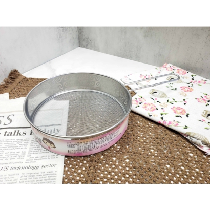 Stainless Steel Mesh Flour Sifter With Handle