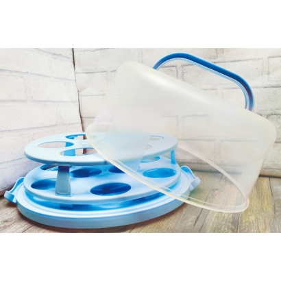 Large Cake Carrier(Blue)