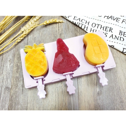 Fruits Popsicle Silicone Molds Set