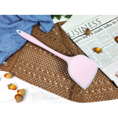 Silicone cooking shovel