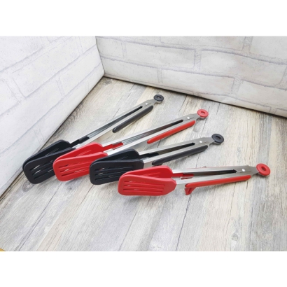 Heat Resistant non-slip Shovel Tongs (12