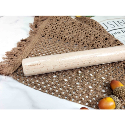 30CM Beech Wood Rolling Pin